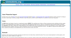 Desktop Screenshot of linmodems.org