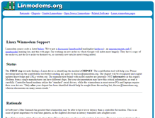 Tablet Screenshot of linmodems.org